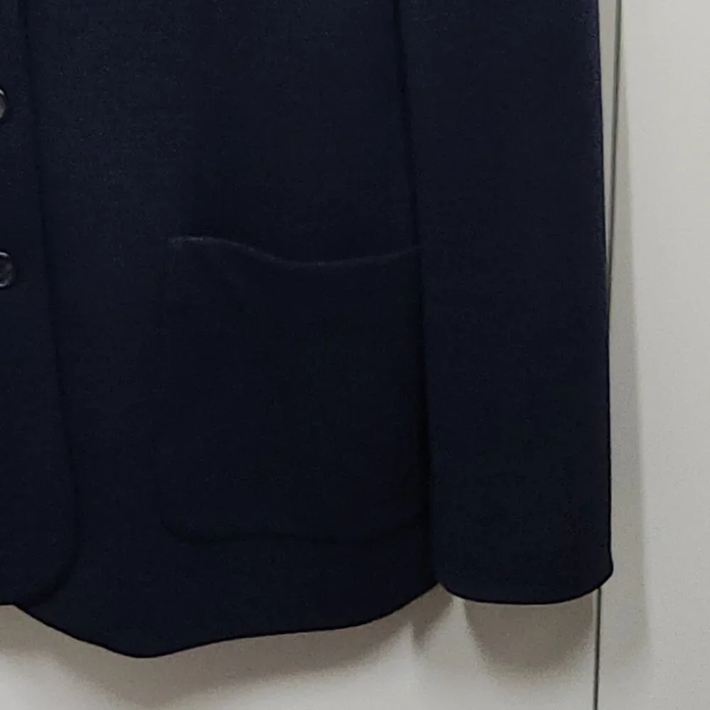 Trussardi Women's Blazer/Jacket Navy Blue Made in Italy